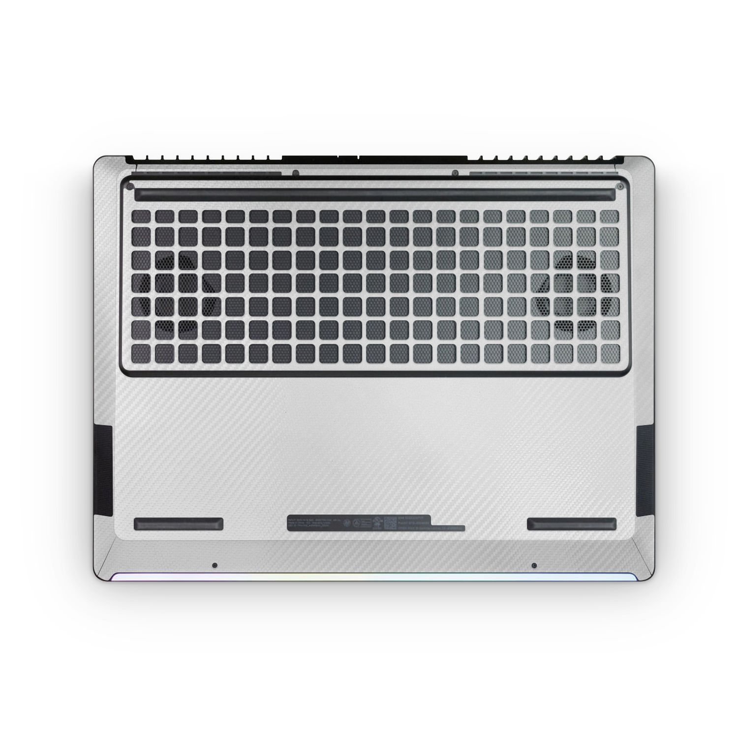 Hp Omen Max 16 2025 Professional Bottom White Carbon Fiber Skin Wrap Cover