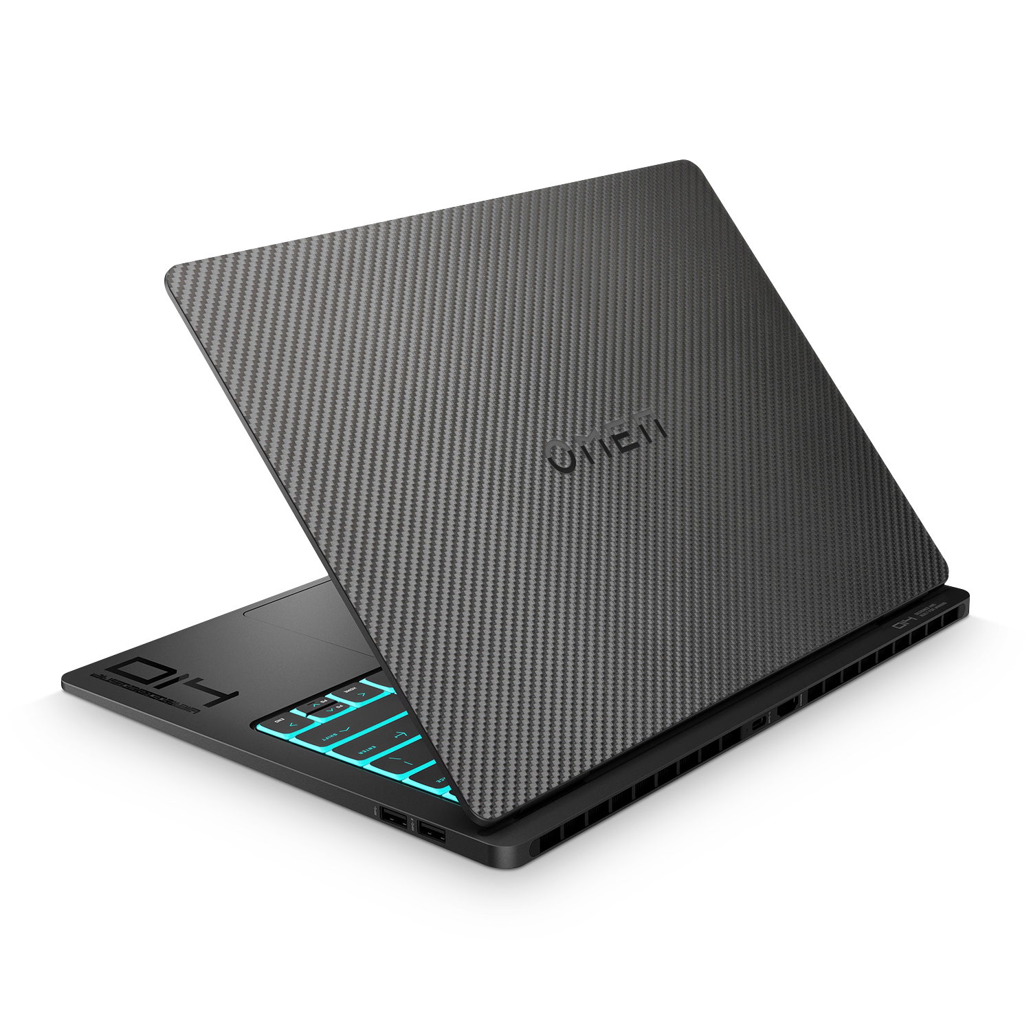 Hp Omen Transcend 14 2024 Essentials Black Carbon Fiber Skin Wrap Cover