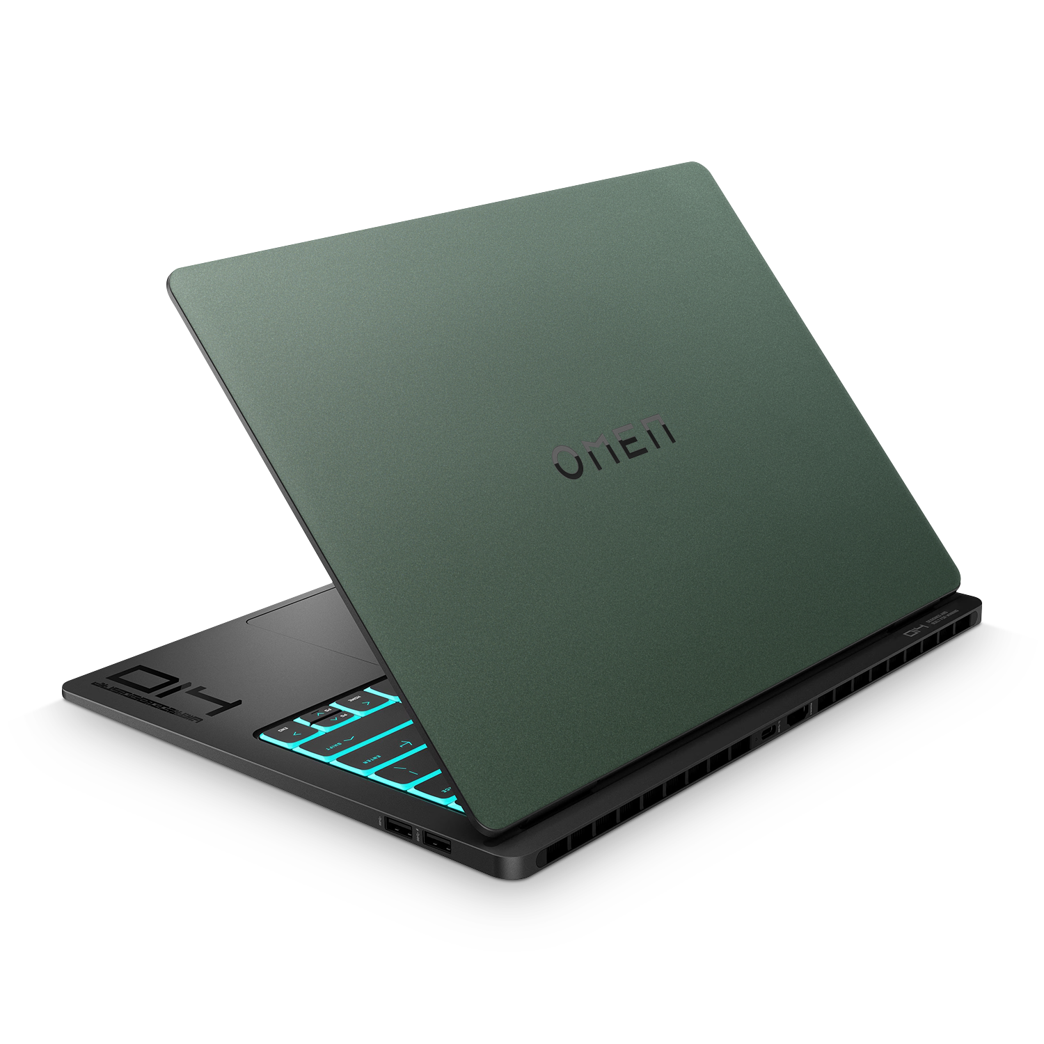 HP Omen 14" Transcend 2024 Essentials Matte Green Metallic Skin Wrap Cover