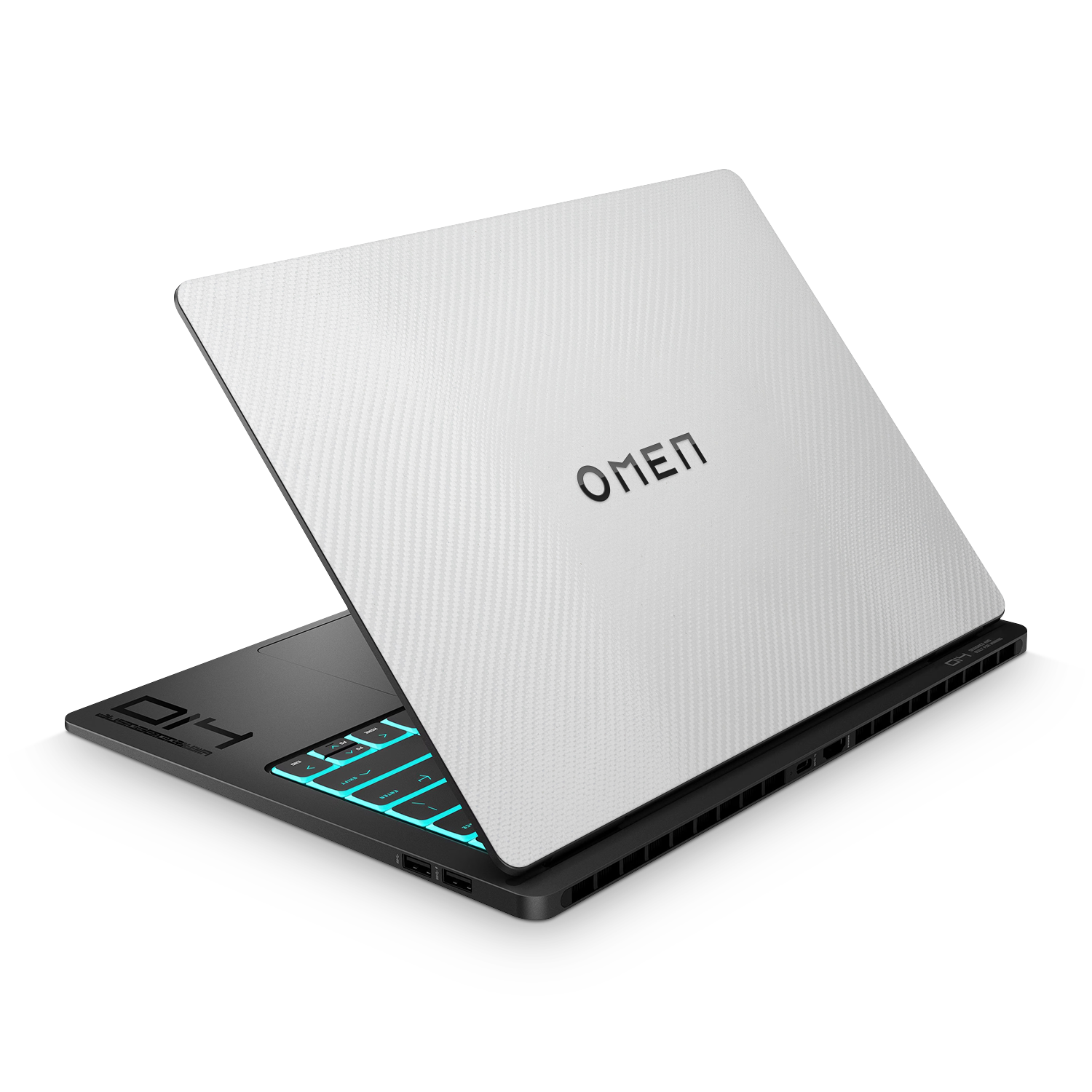 Hp Omen Transcend 14 2024 Essentials White Carbon Fiber Skin Wrap Cover