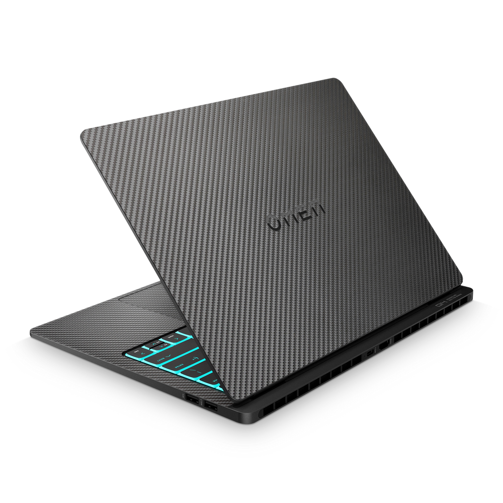 Hp Omen Transcend 14 2024 Professional Black Carbon Fiber Skin Wrap Cover