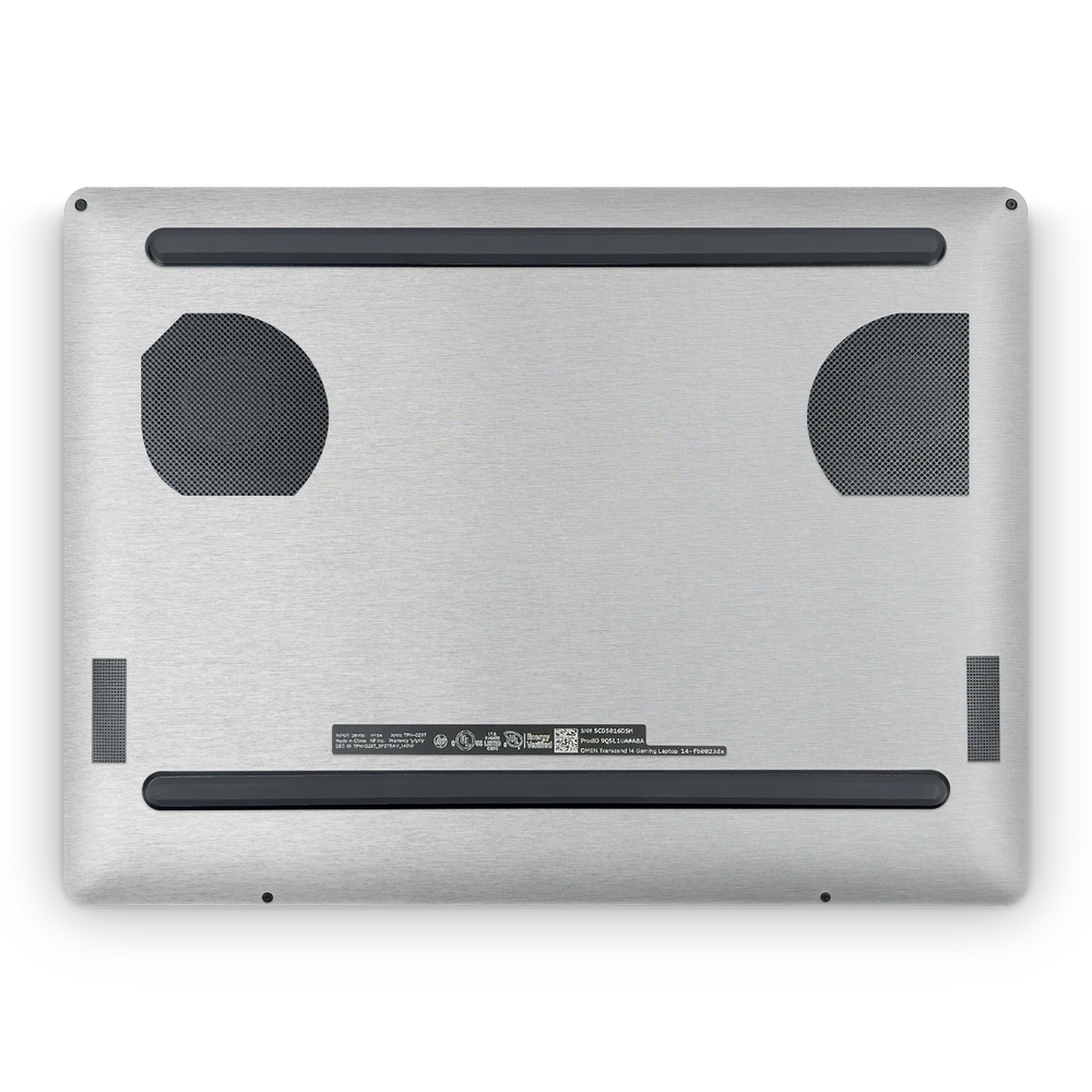 Hp Omen Transcend 14 2024 Professional Bottom Brushed Aluminum Skin Wrap Cover