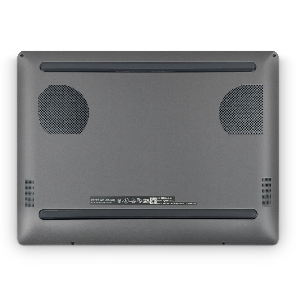 Hp Omen Transcend 14 2024 Professional Bottom Charcoal Grey Skin Wrap Cover