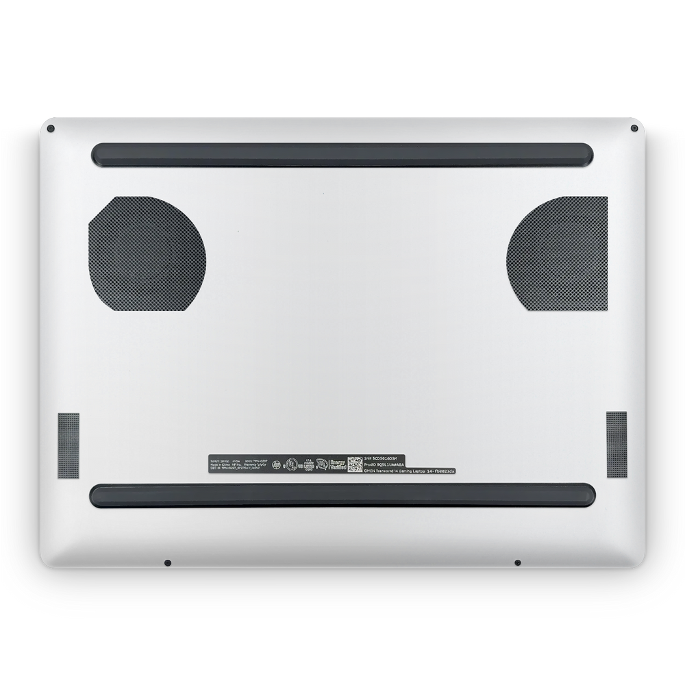 Hp Omen Transcend 14 2024 Professional Bottom Frosty Vanilla Skin Wrap Cover