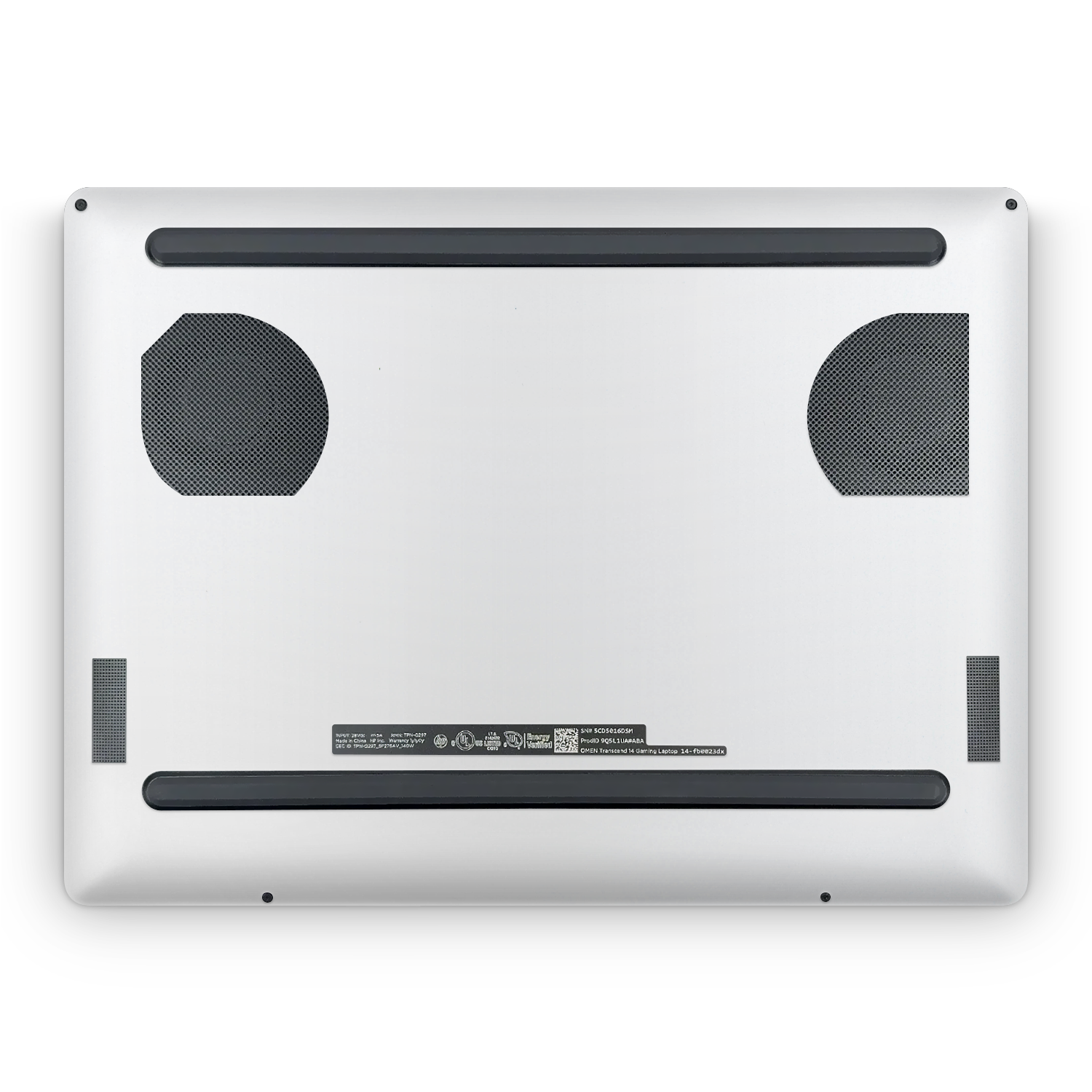 Hp Omen Transcend 14 2024 Professional Bottom Frosty Vanilla Skin Wrap Cover