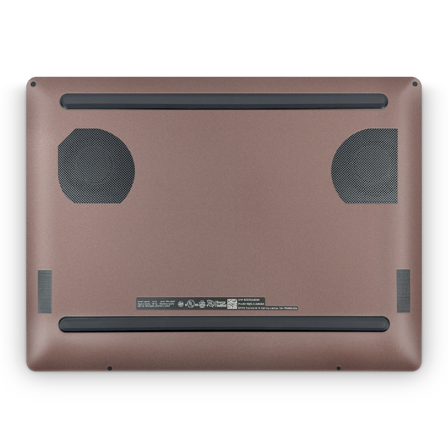Hp Omen Transcend 14 2024 Professional Bottom Satin Frozen Berry Skin Wrap Cover