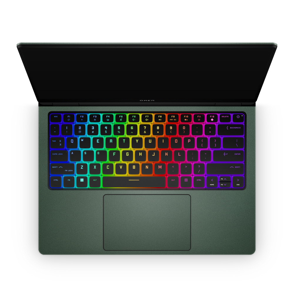 HP Omen 14" Transcend 2024 Professional Interior Matte Green Metallic Skin Wrap Cover