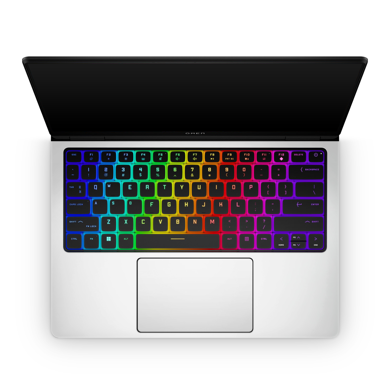 Hp Omen Transcend 14 2024 Professional Interior White Carbon Fiber Skin Wrap Cover