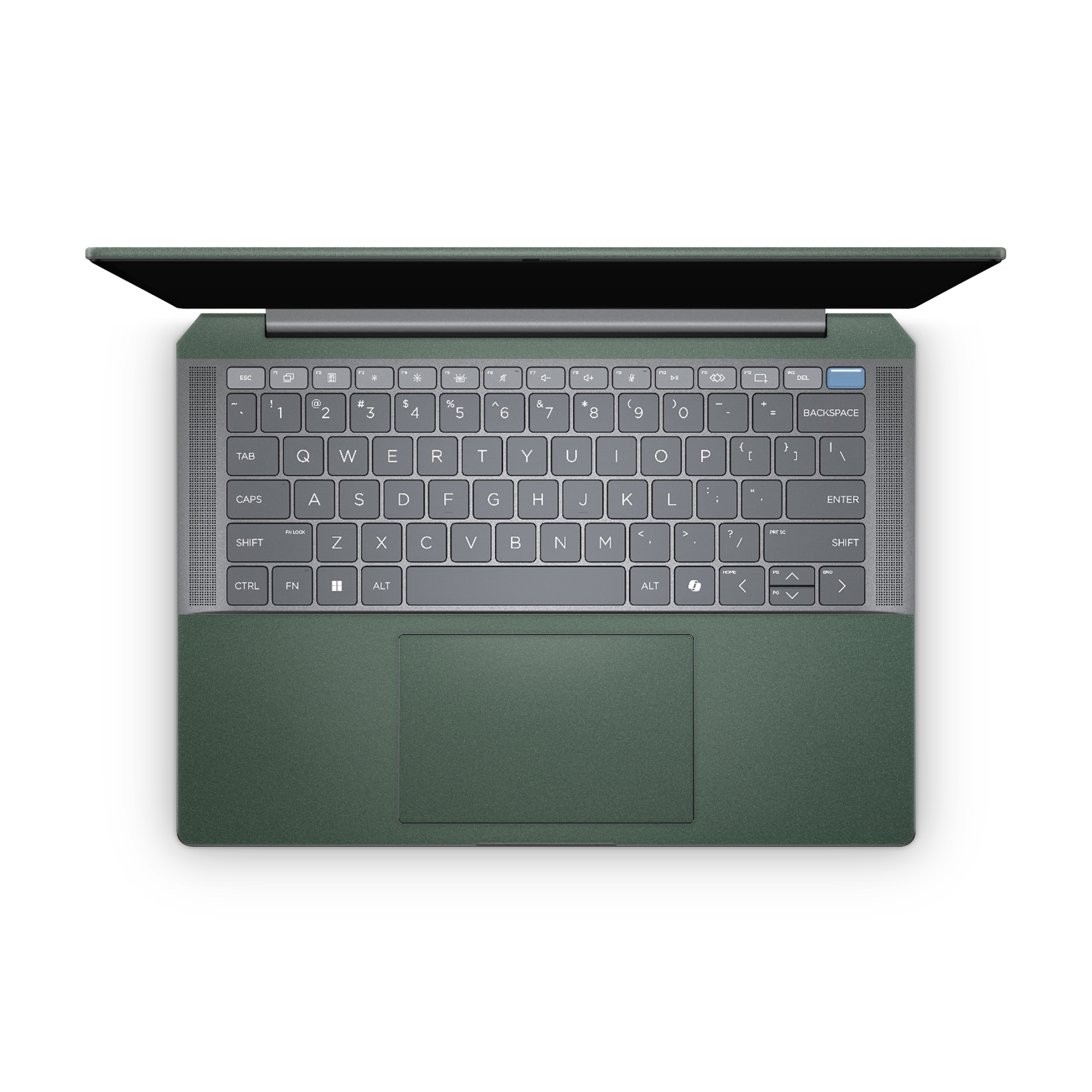 HP Omnibook Ultra 14 2025 Professional Interior Matte Green Metallic Skin Wrap Cover
