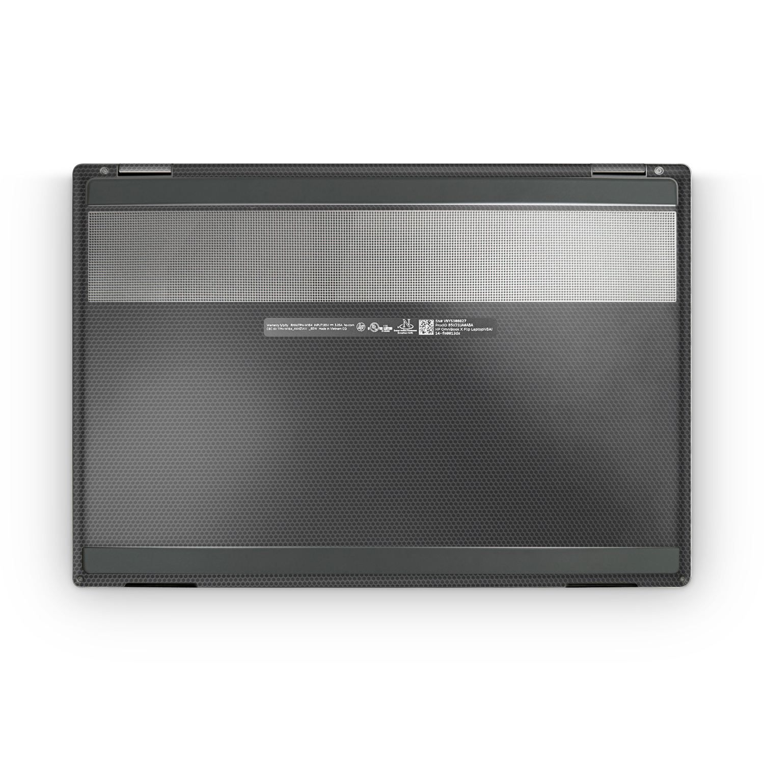 HP OmniBook X Flip 14 2025 — hp-omnibook-xflip-14-2025-pro-bottom-black-matrix-skin-wrap-cover