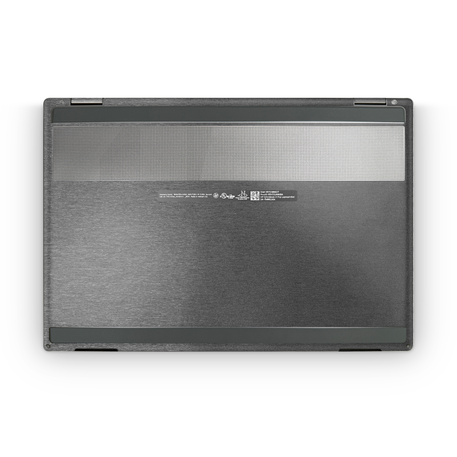 HP OmniBook X Flip 14 2025 — hp-omnibook-xflip-14-2025-pro-bottom-brushed-black-skin-wrap-cover