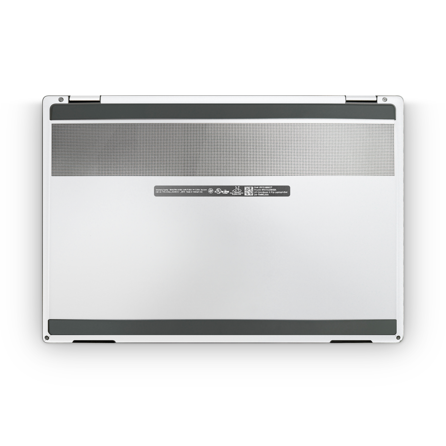 HP OmniBook X Flip 14 2025 — hp-omnibook-xflip-14-2025-pro-bottom-frosty-vanilla-skin-wrap-cover