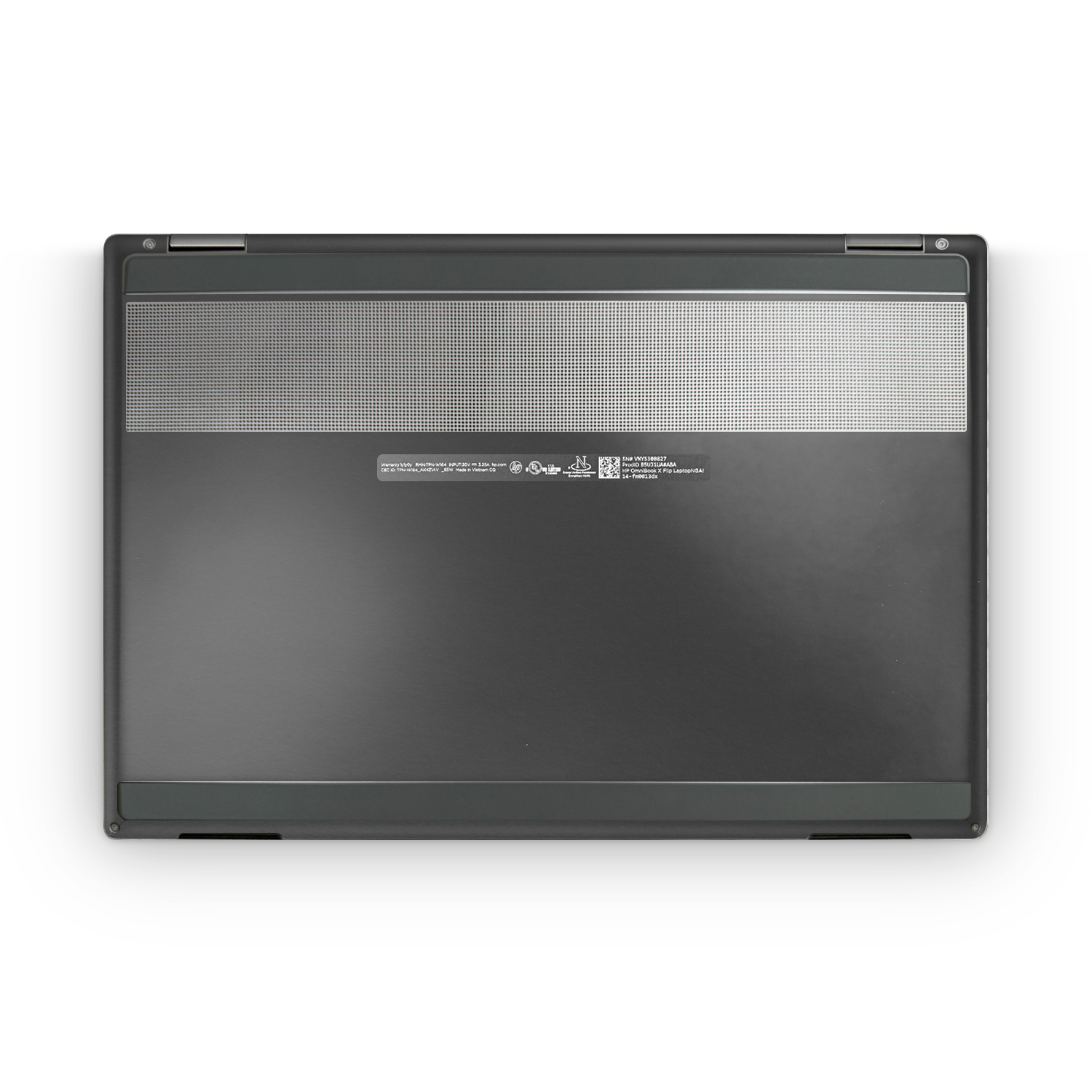 HP OmniBook X Flip 14 2025 — hp-omnibook-xflip-14-2025-pro-bottom-matte-black-skin-wrap-cover