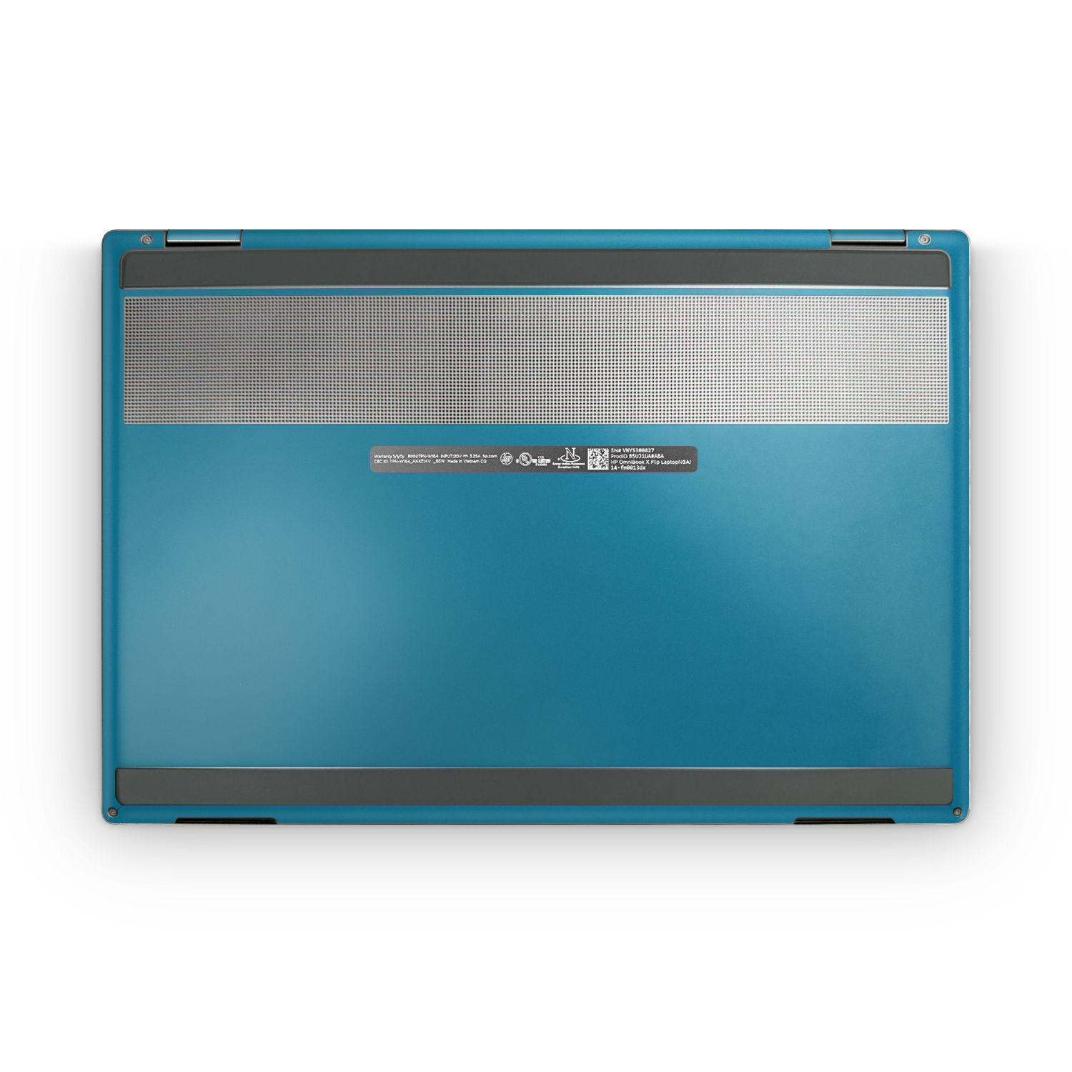 HP OmniBook X Flip 14 2025 — hp-omnibook-xflip-14-2025-pro-bottom-satin-ocean-shimmer-skin-wrap-cover
