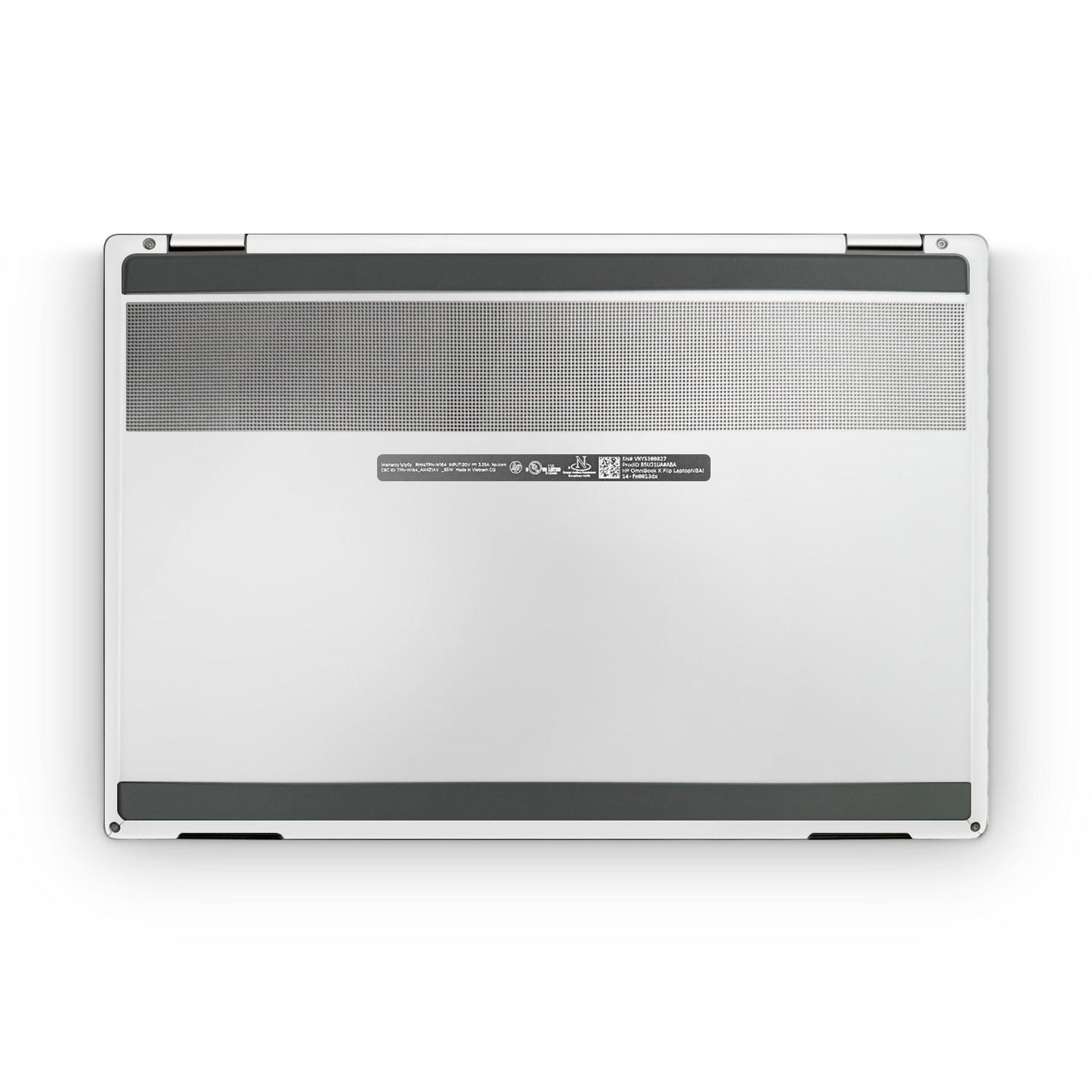 HP OmniBook X Flip 14 2025 — hp-omnibook-xflip-14-2025-pro-bottom-satin-white-skin-wrap-cover