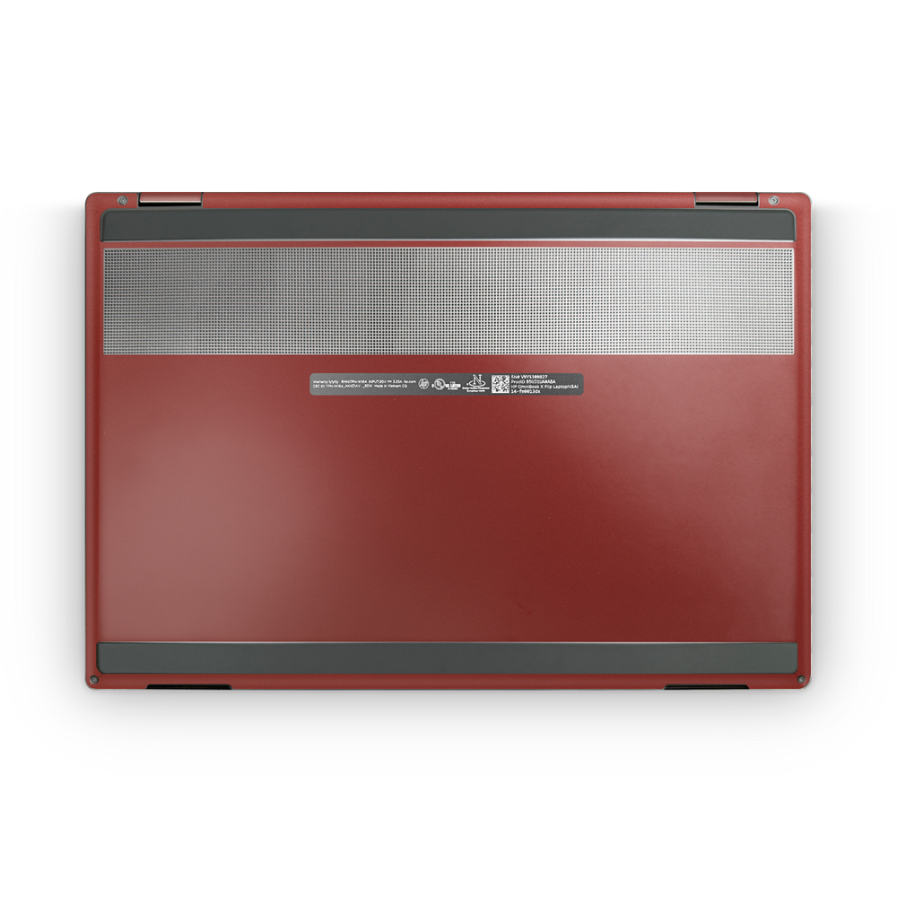HP OmniBook X Flip 14 2025 Professional Bottom Vampire Red Skin Wrap Cover