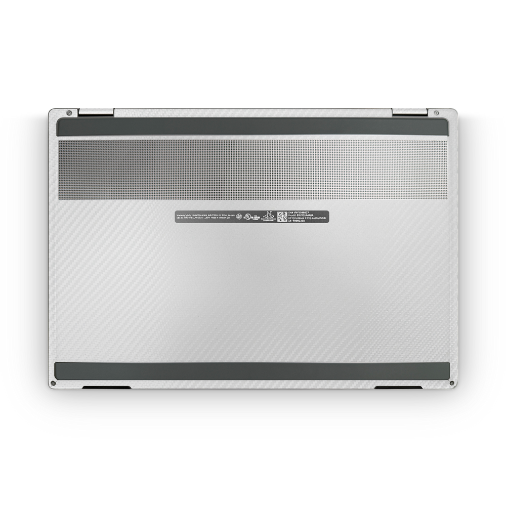 HP OmniBook X Flip 14 2025 — hp-omnibook-xflip-14-2025-pro-bottom-white-carbon-fiber-skin-wrap-cover