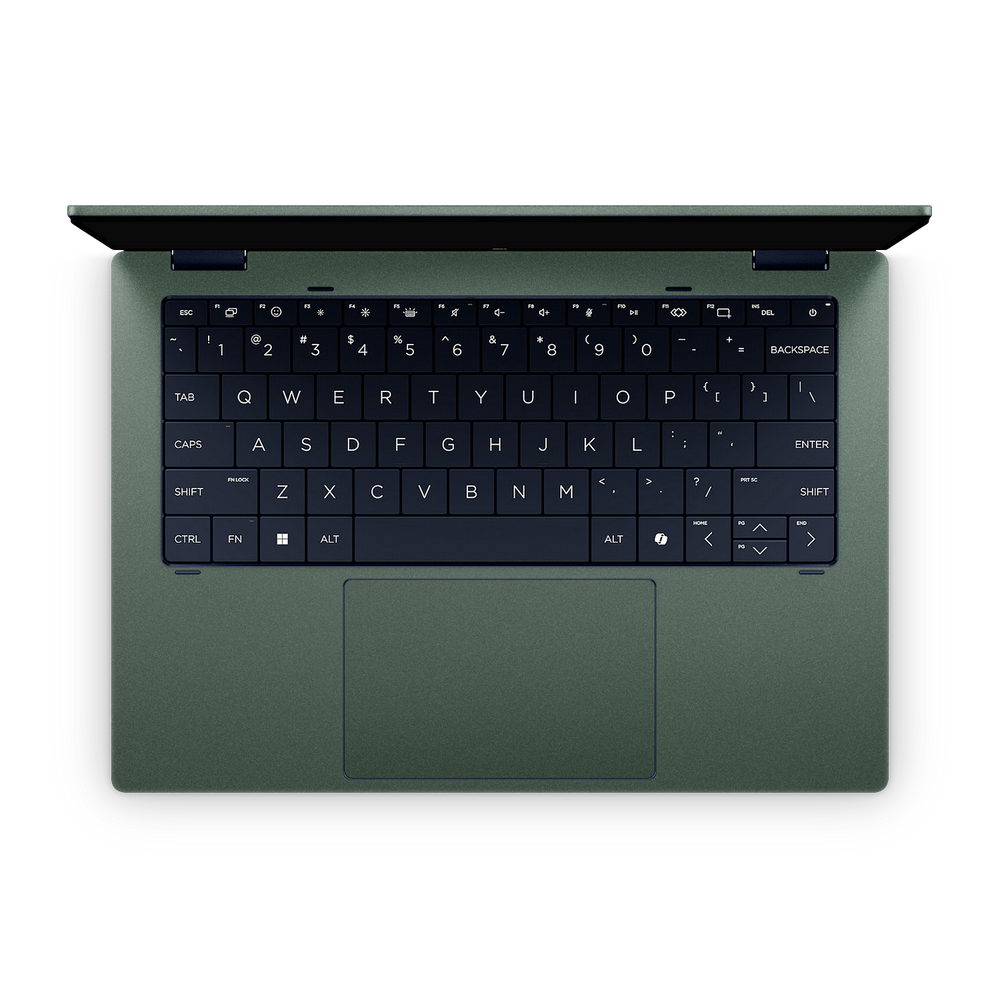 HP OmniBook X Flip 14 2025 Professional Interior Matte Green Metallic Skin Wrap Cover