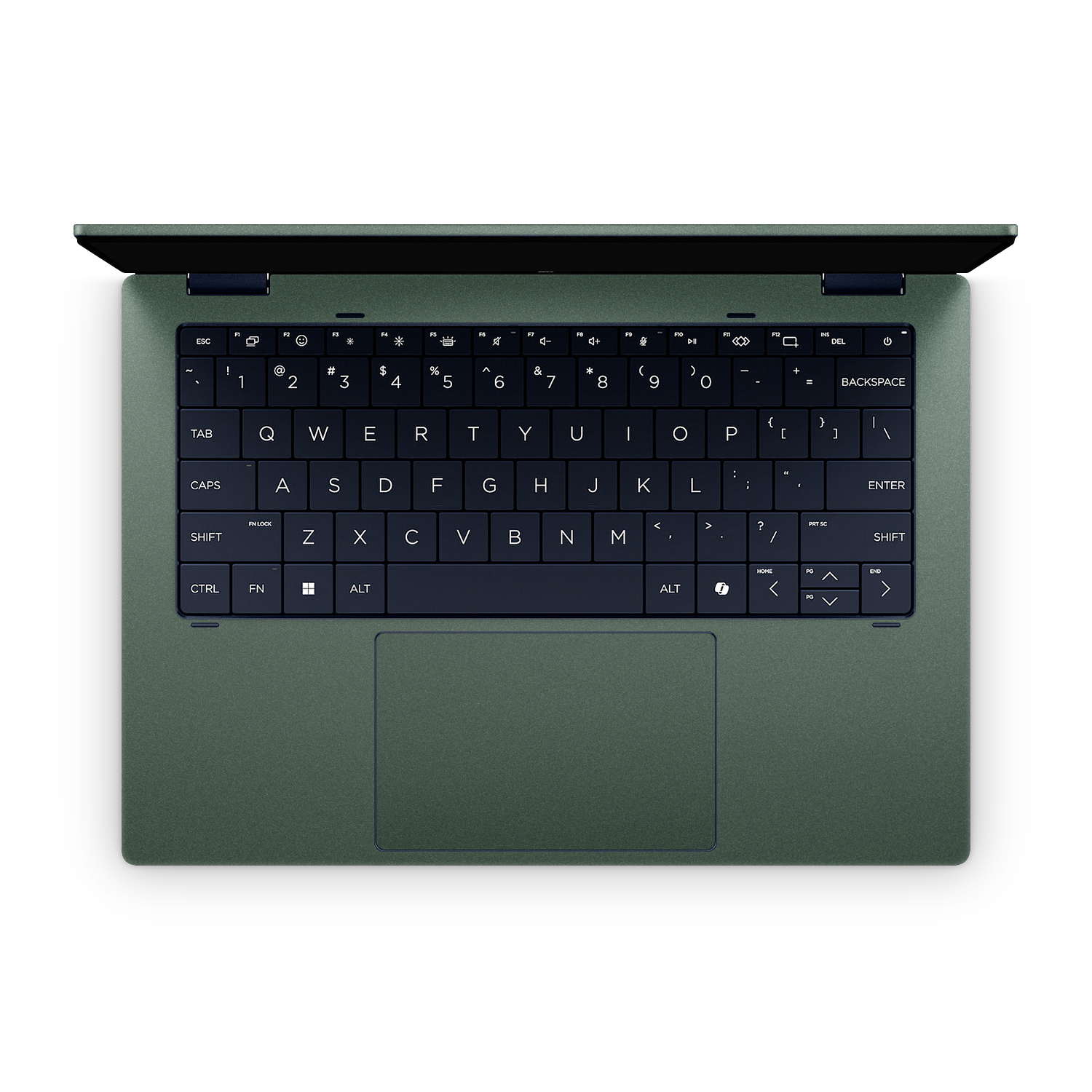 HP OmniBook X Flip 14 2025 Professional Interior Matte Green Metallic Skin Wrap Cover