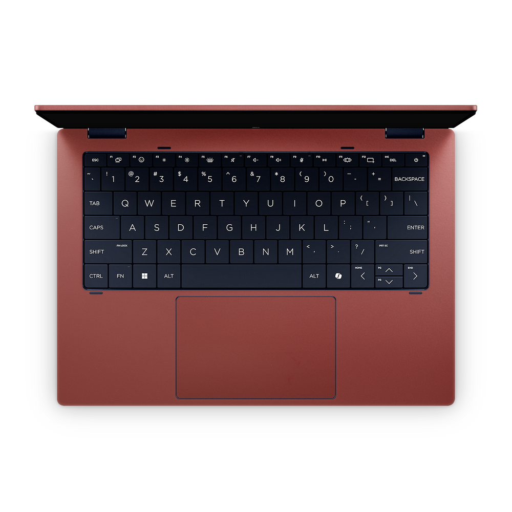 HP OmniBook X Flip 14 2025 Professional Interior Vampire Red Skin Wrap Cover