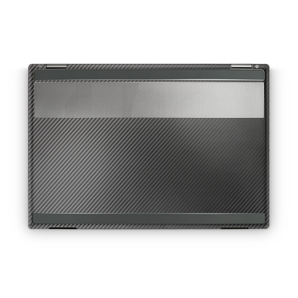 Hp Omnibook Xflip 16 2025 Professional Bottom Black Carbon Fiber Skin Wrap Cover
