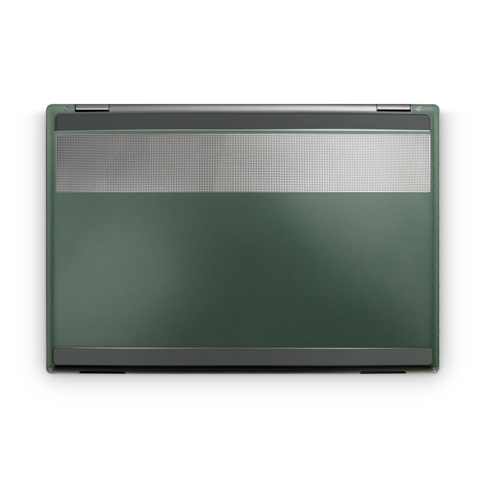 HP Omnibook X Flip 16 2025 Professional Bottom Matte Green Metallic Skin Wrap Cover