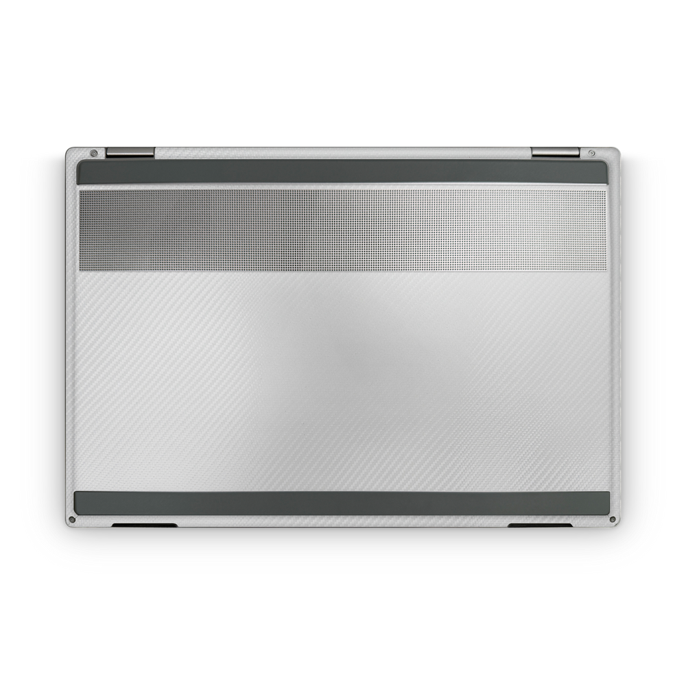 Hp Omnibook Xflip 16 2025 Professional Bottom White Carbon Fiber Skin Wrap Cover