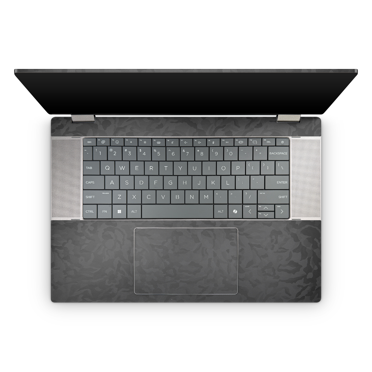 Hp Omnibook Xflip 16 2025 Professional Interior Black Camo Skin Wrap Cover