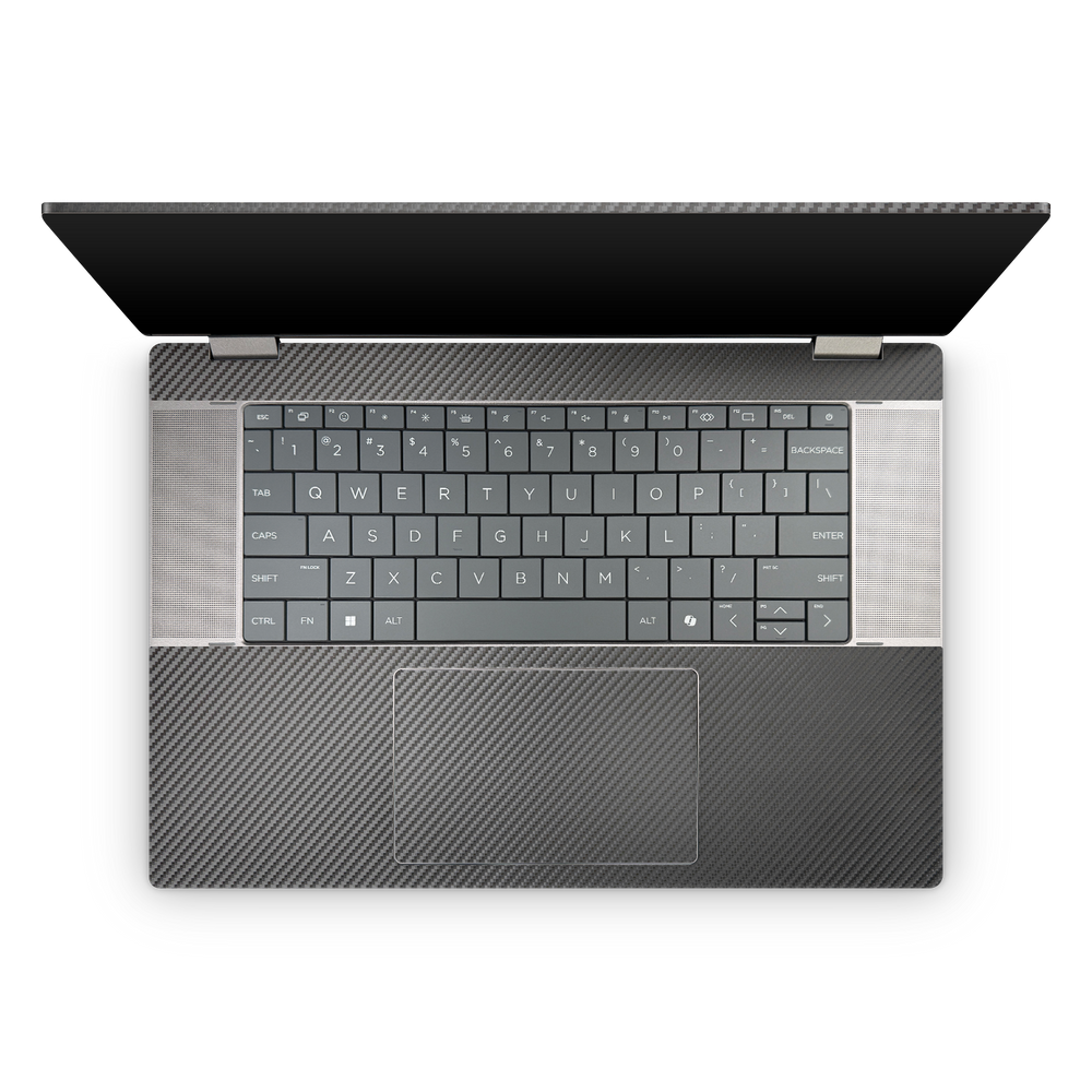 Hp Omnibook Xflip 16 2025 Professional Interior Black Carbon Fiber Skin Wrap Cover