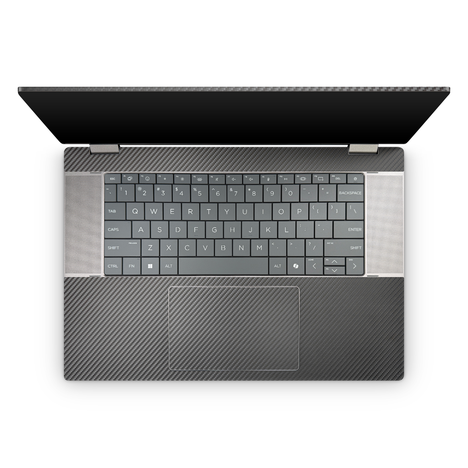Hp Omnibook Xflip 16 2025 Professional Interior Black Carbon Fiber Skin Wrap Cover