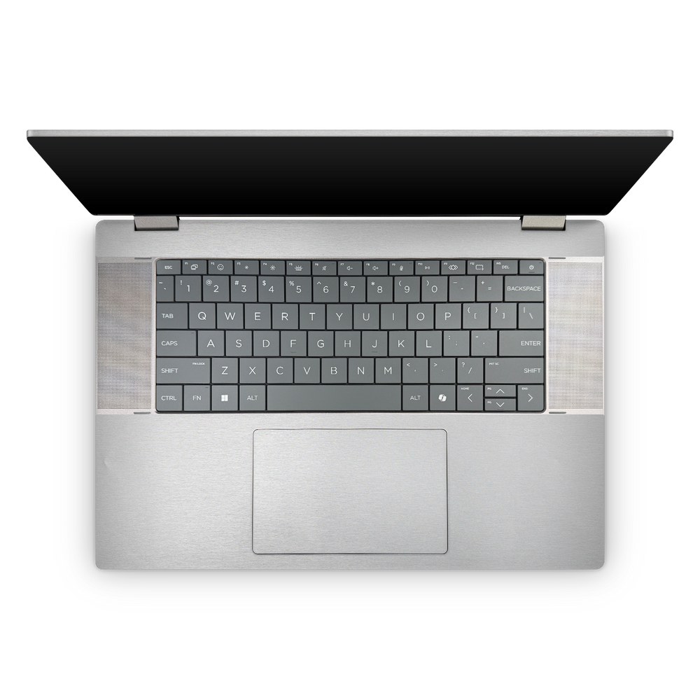 Hp Omnibook Xflip 16 2025 Professional Interior Brushed Aluminum Skin Wrap Cover