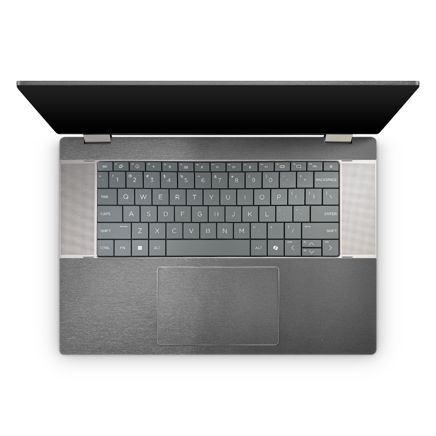 Hp Omnibook Xflip 16 2025 Professional Interior Brushed Black Skin Wrap Cover