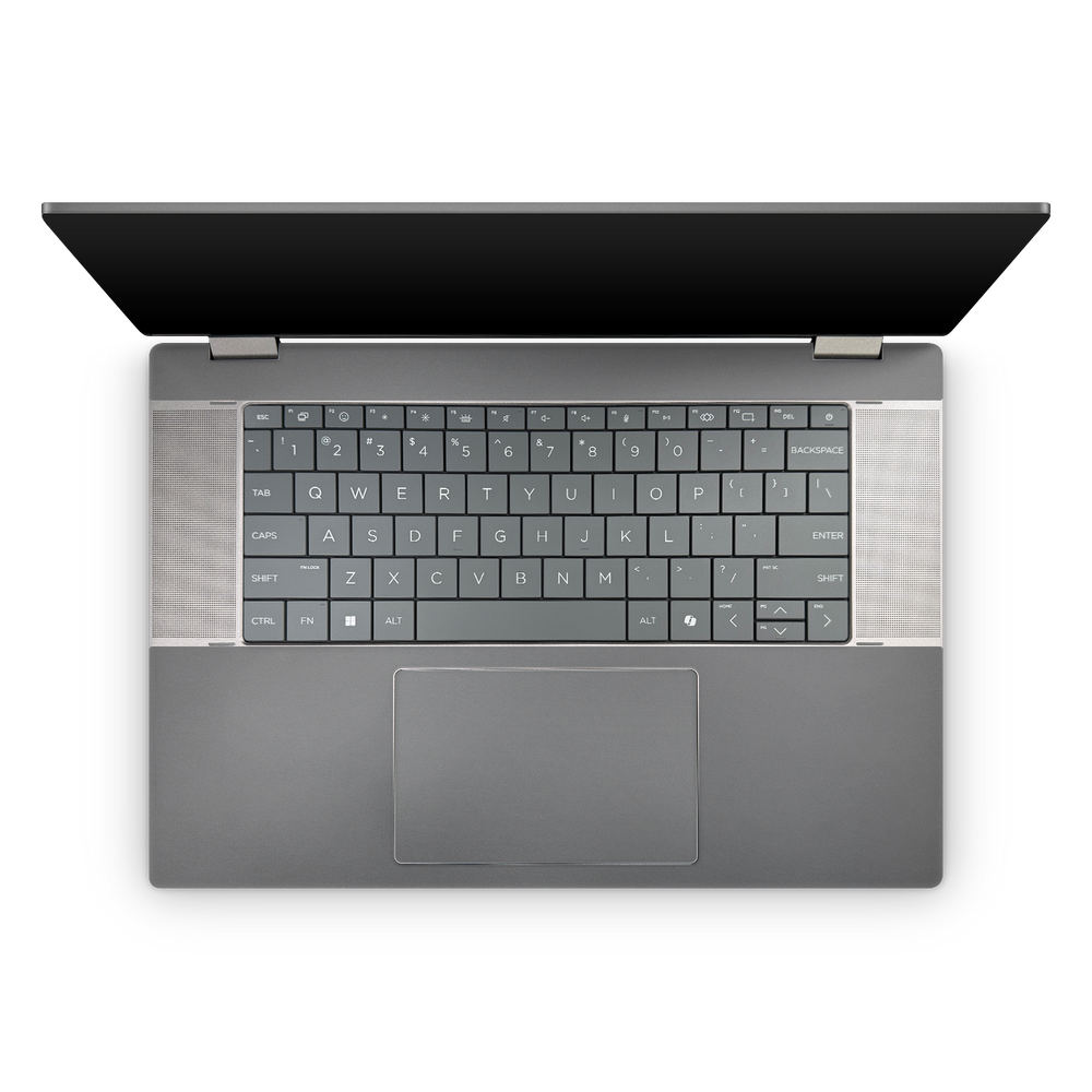 Hp Omnibook Xflip 16 2025 Professional Interior Charcoal Grey Skin Wrap Cover