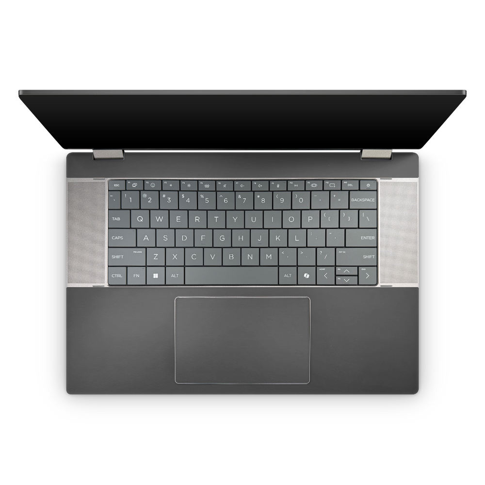 Hp Omnibook Xflip 16 2025 Professional Interior Matte Black Skin Wrap Cover
