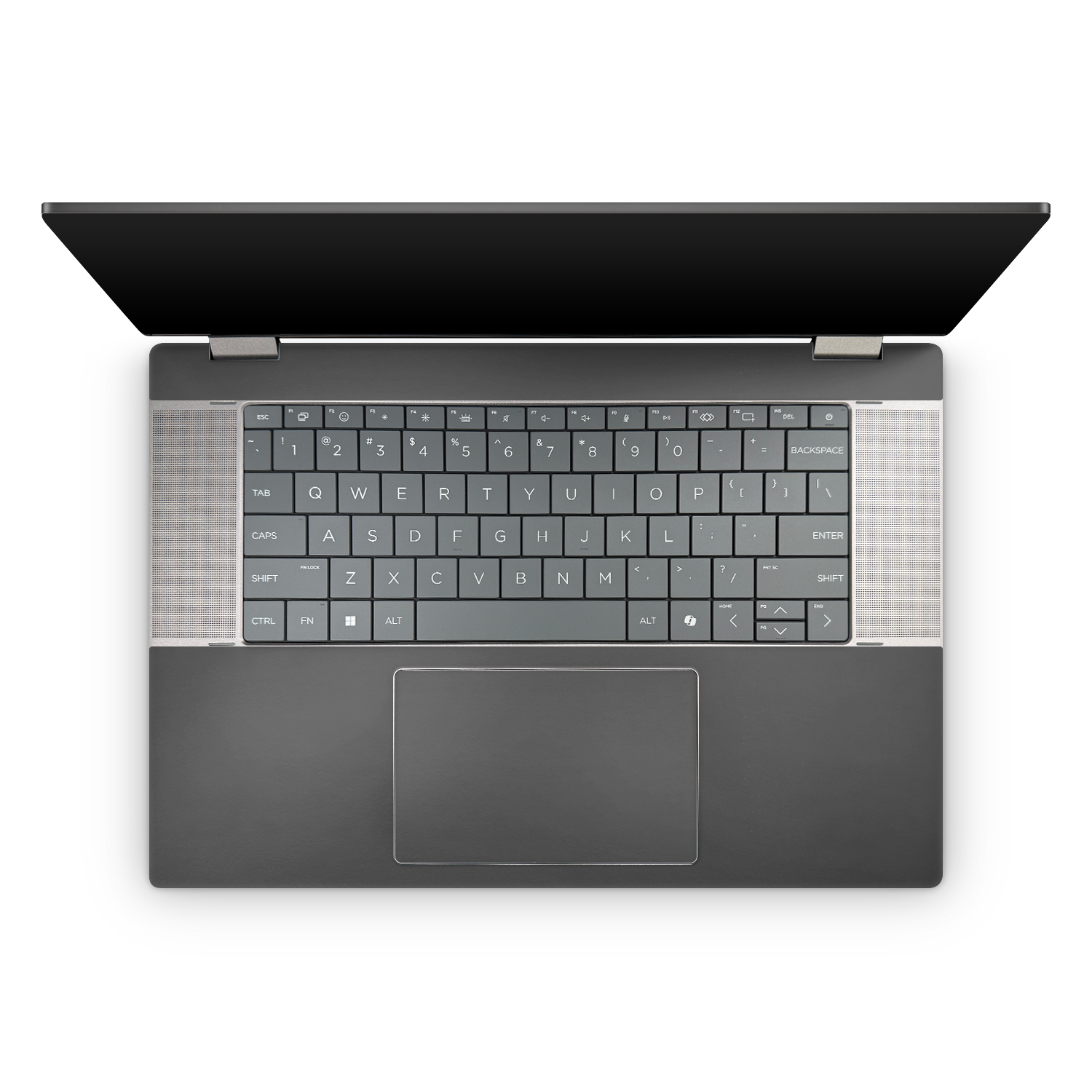 Hp Omnibook Xflip 16 2025 Professional Interior Matte Black Skin Wrap Cover