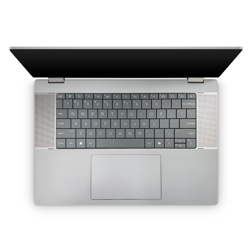 Hp Omnibook Xflip 16 2025 Professional Interior Satin Aluminum Skin Wrap Cover