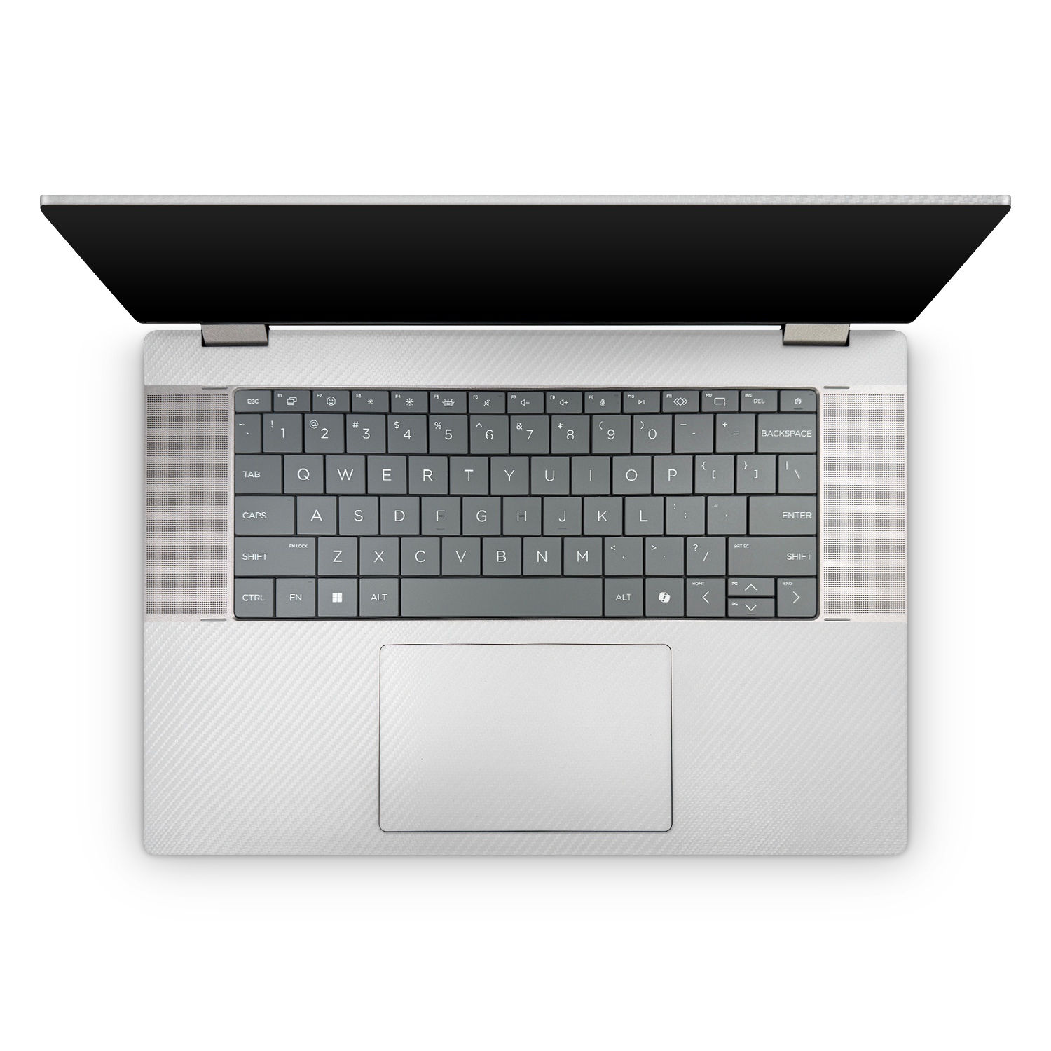 Hp Omnibook Xflip 16 2025 Professional Interior White Carbon Fiber Skin Wrap Cover