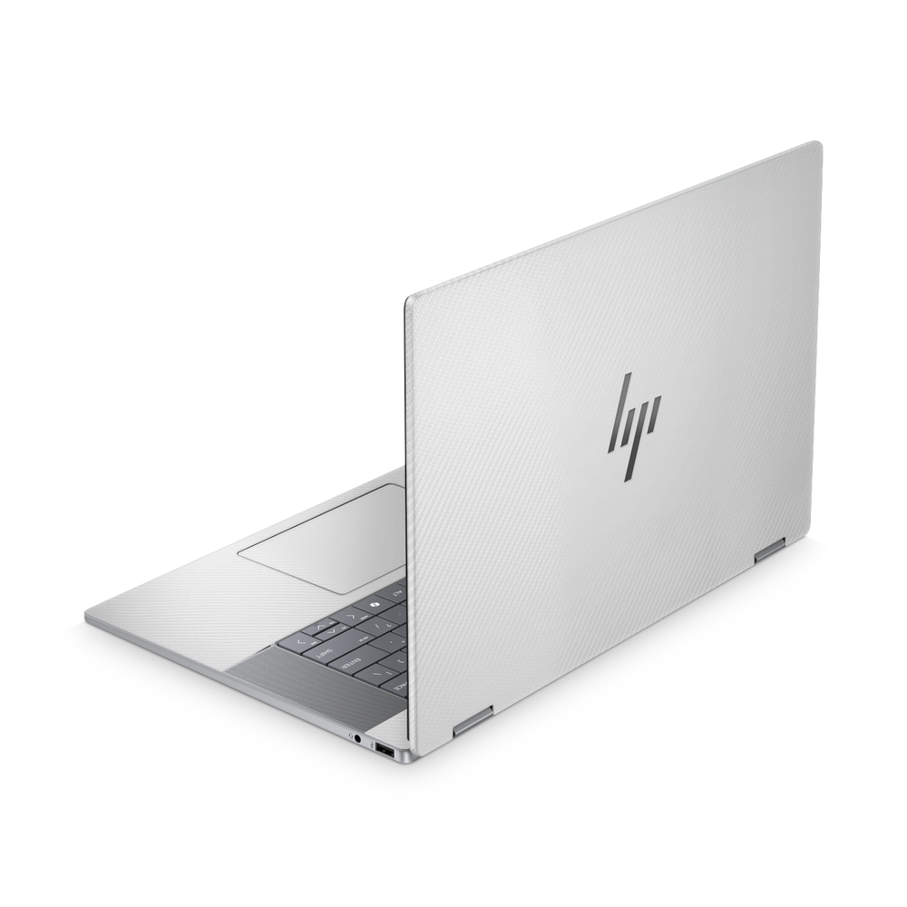 Hp Omnibook Xflip 16 2025 Professional White Carbon Fiber Skin Wrap Cover