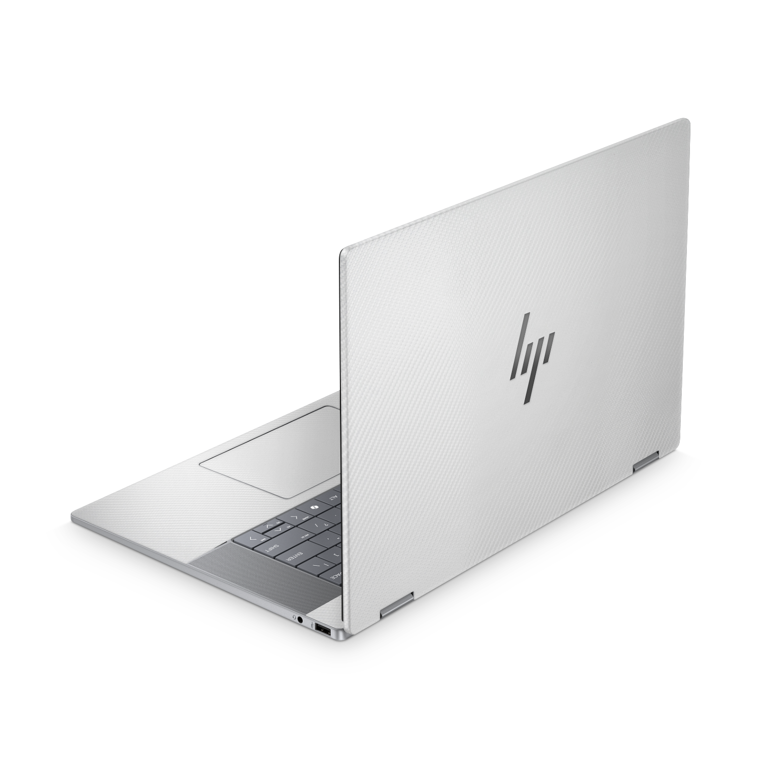 Hp Omnibook Xflip 16 2025 Professional White Carbon Fiber Skin Wrap Cover