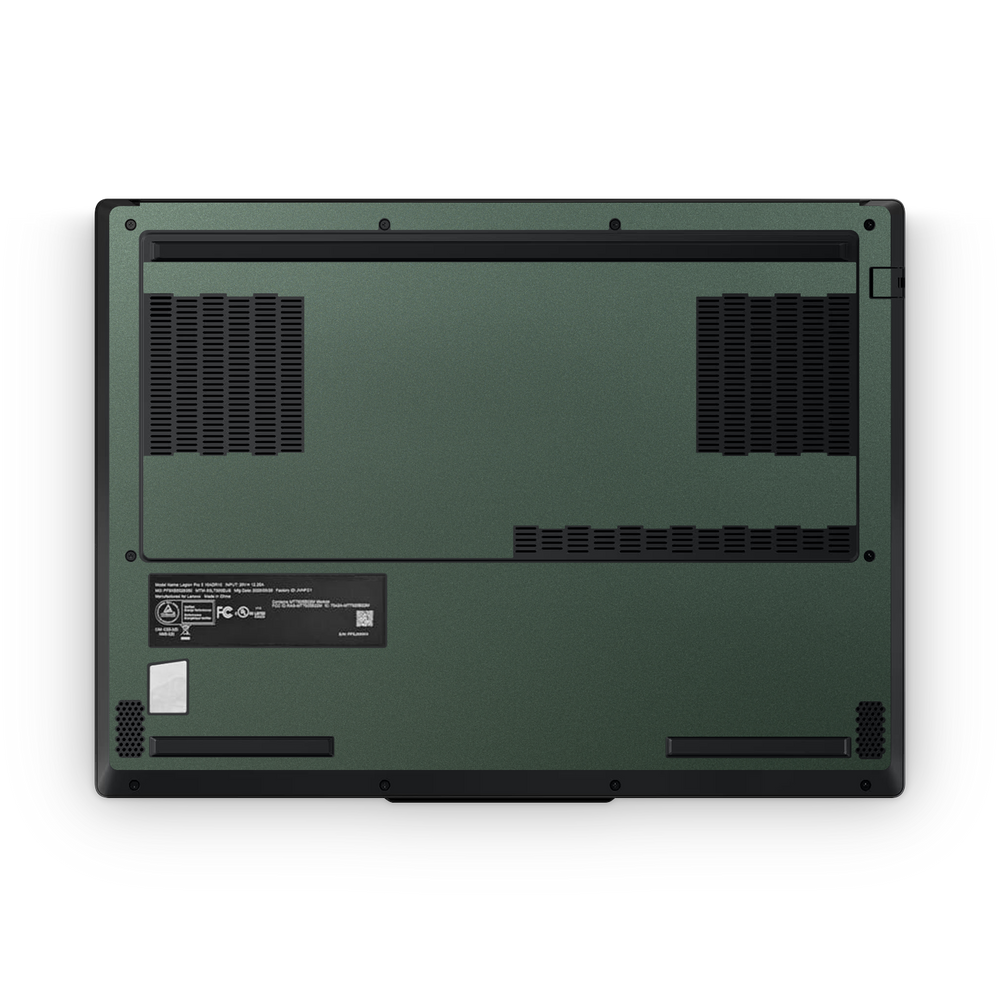 Lenovo Legion 5 Gen 10 2025 Professional Bottom Matte Green Metallic Skin Wrap Cover