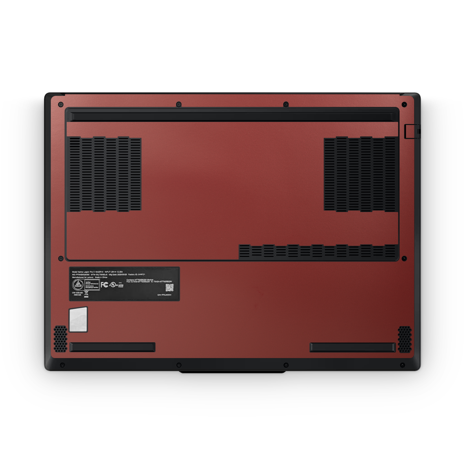Lenovo Legion 5 Gen 10 2025 Professional Bottom Vampire Red Skin Wrap Cover