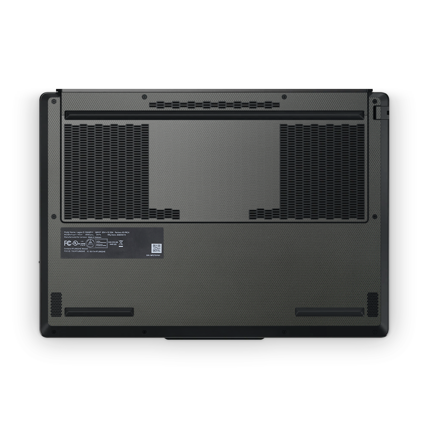 Lenovo Legion 5 2026 Professional Black Matrix Skin Wrap Cover