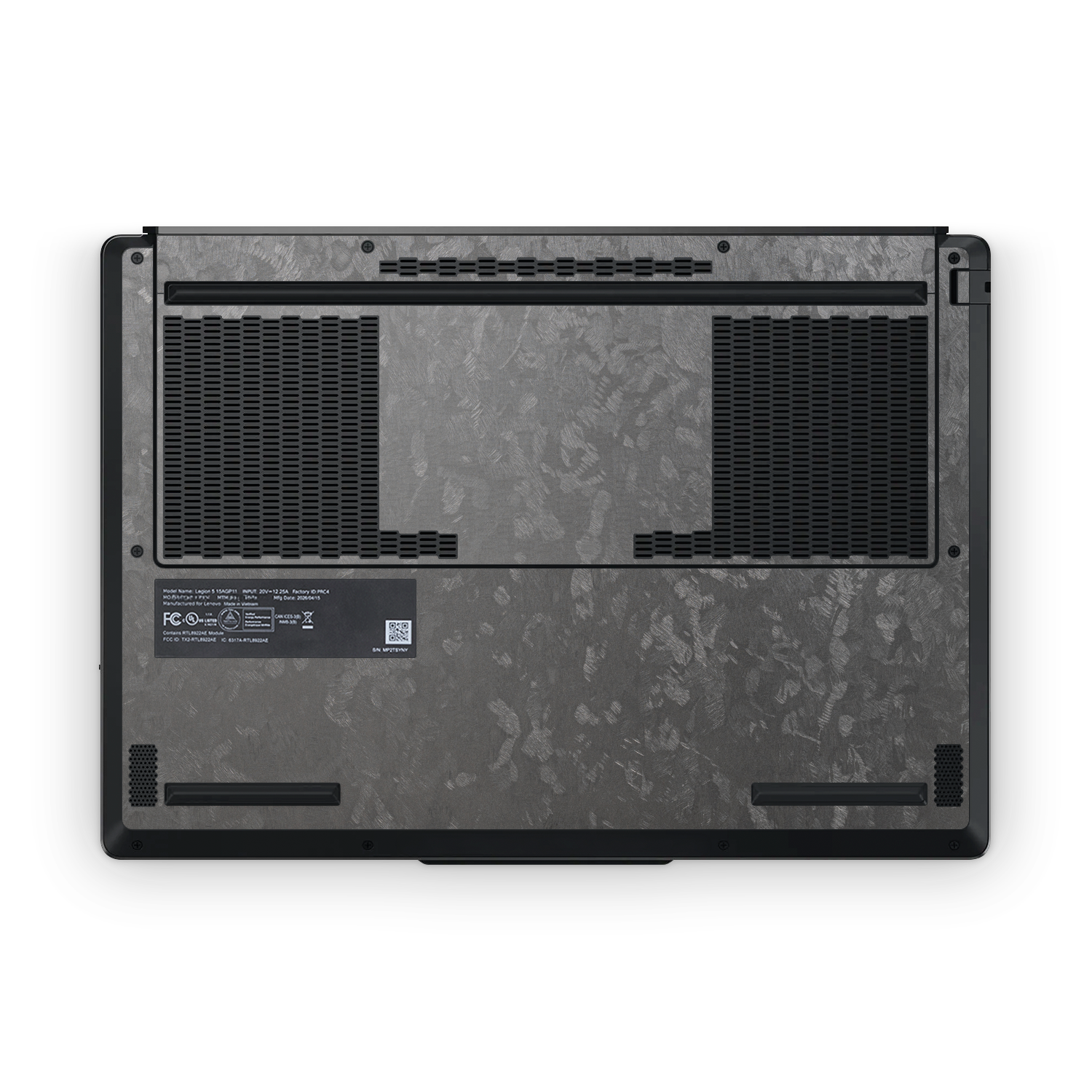 Lenovo Legion 5 2026 Professional Forged Carbon Skin Wrap Cover