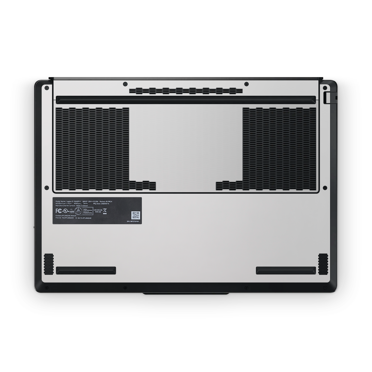 Lenovo Legion 5 2026 Professional Satin White Skin Wrap Cover