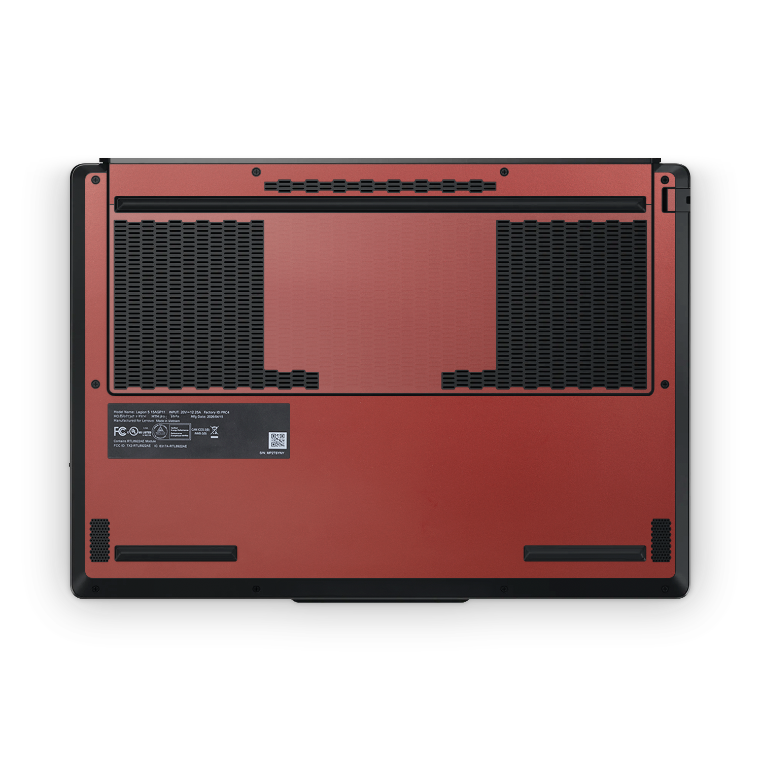 Lenovo Legion 5 2026 Professional Vampire Red Skin Wrap Cover