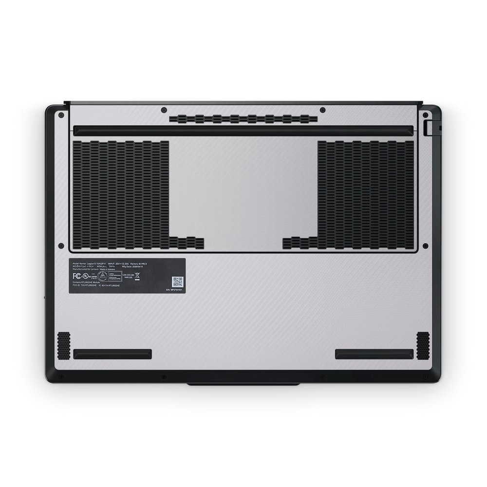 Lenovo Legion 5 2026 Professional White Carbon Fiber Skin Wrap Cover