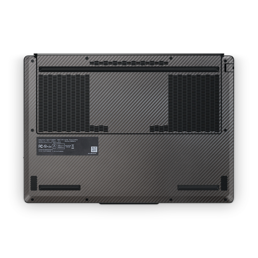 Lenovo Legion 5 2026 Ultimate Black Carbon Fiber Skin Wrap Cover