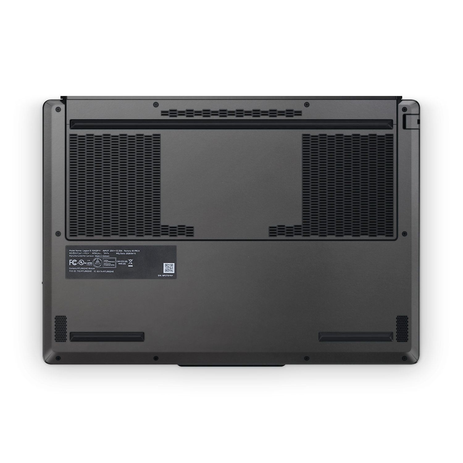 Lenovo Legion 5 2026 Ultimate Matte Black Skin Wrap Cover