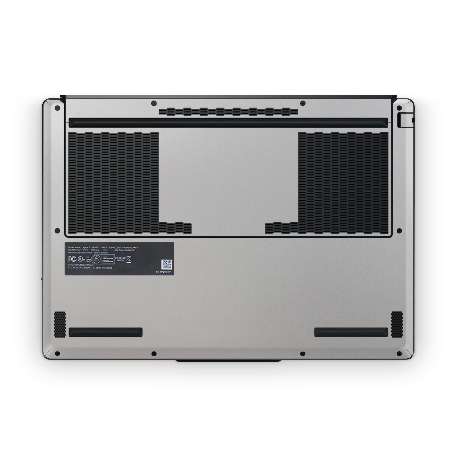 Lenovo Legion 5 Gen 11 2026 Ultimate Satin Aluminum Skin Wrap Cover