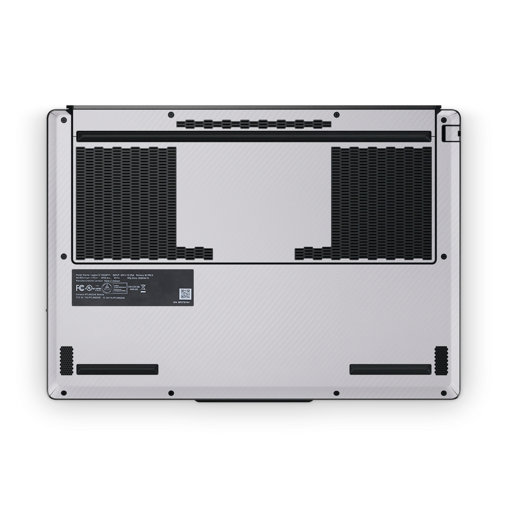 Lenovo Legion 5 2026 Ultimate White Carbon Fiber Skin Wrap Cover